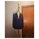 Purple and Black Blazer