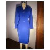 Blue Skirt Suit