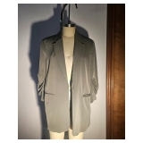 Light Gray Cardigan Blazer