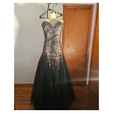 Black Evening Gown size XL