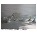 Antique Mild Glass $25 each