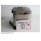 Bread Maker Cuisinart $25