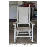 Wicker porch rocker $10