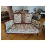 Victorian style loveseat $125