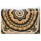 Hand crocheted throw brand new  $50