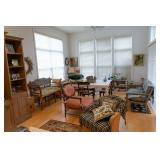 View of TV Room and Parsons Table