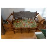 Vintage American Spindle Bench