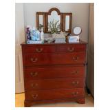 Cherry 6 Drawer Bureau