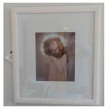 Framed Color Portrait Woman and Wreath