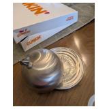 Pewter butter dish