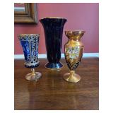 vintage glass and vases