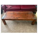 Solid wood coffee table