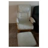 Cushioned rocking chair