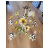 Vintage floral chandelier