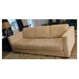 7.5 ft contemporary sofa $200
