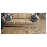 7.5 ft contemporary sofa $200