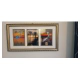 3 framed coastal photos by local artist $10