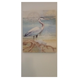 pair of egret prints