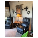Leather chairs