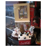 Coke music boxes and perfumes