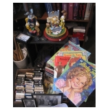 Bugs bunny and Garfield figures....Paper doll books