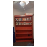 Bookshelves, CDs, books