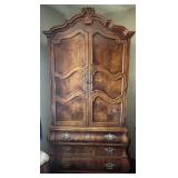 20th Century Hendredon Louis XVI Bombay Burl