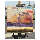 Abstract western sky