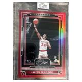 Hakeem Olajuwon 2024-25 One & One Legends Red /15 #08/15 Rockets