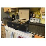 Sears Silverstone Portable Stereo Turntable with Speakers