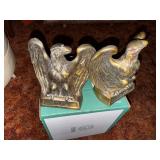Brass 1776 Colonial Virginia Bald Eagle Set of Bookends. $95