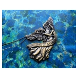 Metal Peace Angel Ornament.$4.50