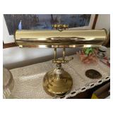 Vintage Brass Adjustable Piano Lamp. $100