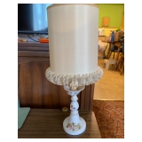 Vintage Porcelain Pink/Yellow Rose Boudoir Lamp. $40 