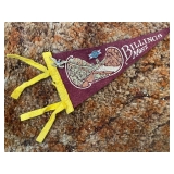 Felt Pennant, Billings Montana w Canoe 