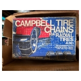 Campell Tire Chains. 2 Sets.$40