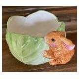 Bunny Rabbit Cabbage Bowl, World Bazaar Inc.$9