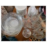 Princess House Poinsettia Dining Set