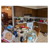 utensils pots and pans and plasticware