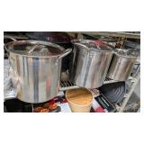 Large pots with lids