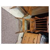 Wooden high chair