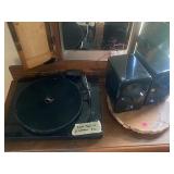 Turntable and speakers