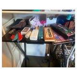 makeup, jewelry, essential oils