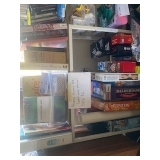 Childrens, games, books, art supplies