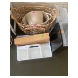 Bins, baskets, storage organizers