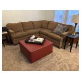 couch, ottoman, end tables