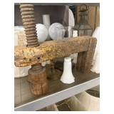 antique wood press