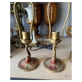 cast dolphin table lamps