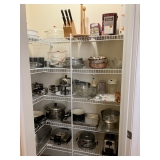Pots, pans, Corningware