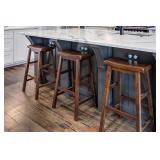 Saddle Seat Kitchen Bar Stools